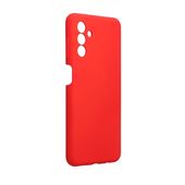 etui matowe Pokrowiec Forcell Silicone czerwony do Samsung Galaxy A04S