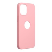 Pokrowiec Forcell Silicone pudrowy r� do Apple iPhone 12 Mini
