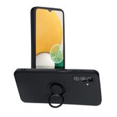 etui uchwyt na palec Pokrowiec Forcell Silicone Ring czarny do Samsung Galaxy A04S