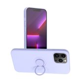 Pokrowiec Forcell Silicone Ring fioletowy do Apple iPhone 13 Pro Max