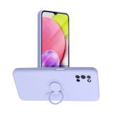 Pokrowiec Forcell Silicone Ring fioletowy do Samsung Galaxy A03s