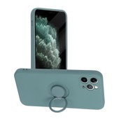 Pokrowiec Forcell Silicone Ring zielony do Apple iPhone 11 Pro