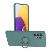 etui uchwyt na palec Pokrowiec Forcell Silicone Ring zielony do Samsung A72 4G