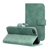 etui  z zapi�ciem Pokrowiec Forcell Tender Book zielony do Apple iPhone 7