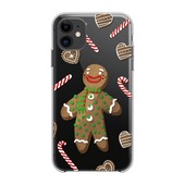 etui ze wzorem Pokrowiec Forcell Winter 20-21 wz�r piernik do Samsung Galaxy A40