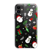etui ze wzorem Pokrowiec Forcell Winter 20-21 wz�r �wi�teczny mix do Samsung Galaxy S20 Plus