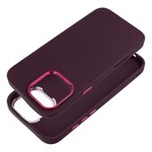 etui pancerne Pokrowiec FRAME fioletowy do Apple iPhone 17