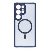 Pokrowiec Full Matte Mag Cover MagSafe niebieski do Samsung Galaxy S25 Ultra