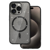 Pokrowiec Pokrowiec Glitter Magsafe Case czarny do Apple iPhone 15 Pro Max