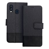 etui portfel Pokrowiec GOMMA Book czarny do Samsung Galaxy A40