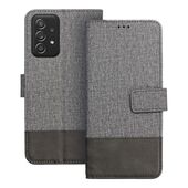 etui  z zapi�ciem Pokrowiec GOMMA Book szary do Samsung A52 LTE