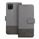 etui  z zapi�ciem Pokrowiec GOMMA Book szary do Samsung Galaxy M12