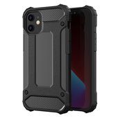 etui  mocne Pokrowiec Hybrid Armor pancerny czarny do Apple iPhone 12 Pro Max