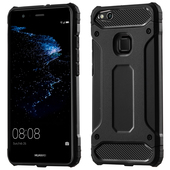 etui na ty� Pokrowiec Hybrid Armor pancerny czarny do Huawei P10 Lite