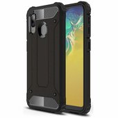 etui pancerne Pokrowiec Hybrid Armor pancerny czarny do Samsung Galaxy A20e