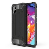 etui pancerne Pokrowiec Hybrid Armor pancerny czarny do Samsung Galaxy A71