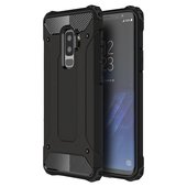 etui pancerne Pokrowiec Hybrid Armor pancerny czarny do Samsung Galaxy S9 Plus