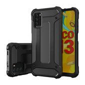 Pokrowiec Hybrid Armor pancerny czarny do Xiaomi Redmi 9T