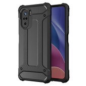 Pokrowiec Hybrid Armor pancerny czarny do Xiaomi Redmi K40 Pro Plus