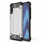 Pokrowiec Hybrid Armor pancerny srebrny do Samsung Galaxy A30s