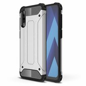 etui pancerne Pokrowiec Hybrid Armor pancerny srebrny do Samsung Galaxy A70