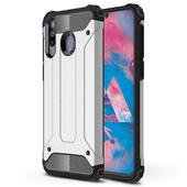 etui na ty� Pokrowiec Hybrid Armor pancerny srebrny do Samsung Galaxy M30