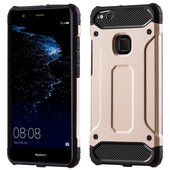 etui na ty� Pokrowiec Hybrid Armor pancerny z�oty do Huawei P10 Lite