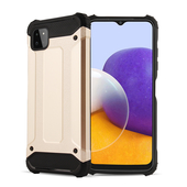 Pokrowiec Hybrid Armor pancerny z�oty do Samsung Galaxy A22 5G