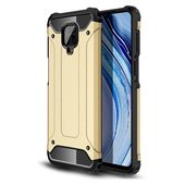 Pokrowiec Hybrid Armor pancerny z�oty do Xiaomi Redmi Note 9S