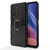 Pokrowiec hybrydowy Ring Armor pancerny czarny do Xiaomi Redmi K40 Pro Plus