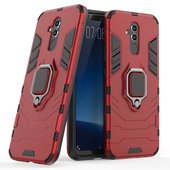 etui pancerne Pokrowiec hybrydowy Ring Armor pancerny czerwony do Huawei Mate 20 Lite