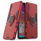Pokrowiec hybrydowy Ring Armor pancerny czerwony do Xiaomi Mi A3