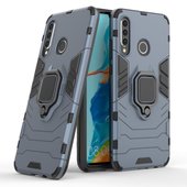 etui uchwyt na palec Pokrowiec hybrydowy Ring Armor pancerny niebieski do Huawei P30 Lite