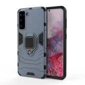 Pokrowiec hybrydowy Ring Armor pancerny niebieski do Samsung Galaxy S21 5G