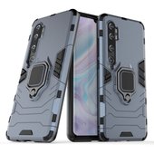 etui uchwyt na palec Pokrowiec hybrydowy Ring Armor pancerny niebieski do Xiaomi Mi Note 10