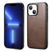 Pokrowiec iCarer Leather Oil Wax br�zowy do Apple iPhone 13