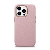 Pokrowiec iCarer Litchi Premium Leather Case r�owy do Apple iPhone 14 Pro Max