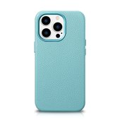 Pokrowiec iCarer Litchi Premium Leather Case zielony do Apple iPhone 14 Pro