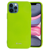 Pokrowiec Jelly Case limonkowy do Apple iPhone 12