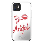 Pokrowiec Kingxbar Angel lustrzany z kryszta�ami Swarovskiego prze�roczysty do Apple iPhone 11