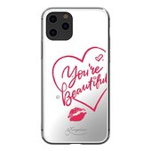 Pokrowiec Kingxbar Angel lustrzany z kryszta�ami Swarovskiego prze�roczysty do Apple iPhone 11 Pro