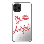 Pokrowiec Kingxbar Angel lustrzany z kryszta�ami Swarovskiego prze�roczysty do Apple iPhone 11 Pro Max