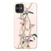 Pokrowiec Kingxbar Luxury Series z kryszta�ami Swarovskiego r�owy do Apple iPhone 11