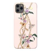 Pokrowiec Kingxbar Luxury Series z kryszta�ami Swarovskiego r�owy do Apple iPhone 11 Pro Max
