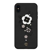 Pokrowiec Kingxbar Petal z kryszta�ami Swarovskiego czarny do Apple iPhone XS Max