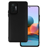 Pokrowiec Leather 3D Case wz�r 1 czarny do Xiaomi Redmi Note 10 Pro Max