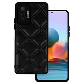 etui  ze wzorem Pokrowiec Leather 3D Case wz�r 3 czarny do Xiaomi Redmi Note 10 Pro Max