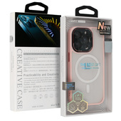 Pokrowiec Liavec LK Magsafe Case jasnor�owy do Apple iPhone 15 Plus