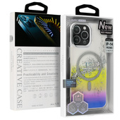 etui brokatowe Pokrowiec Liavec Moonlight Series Case Magsafe wielokolorowy do Apple iPhone 14 Pro Max