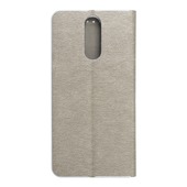 Pokrowiec Luna Book srebrny do Huawei Mate 10 Lite